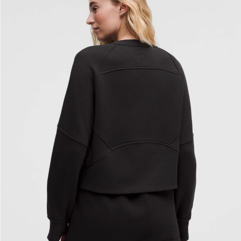 Lululemon Wordmark Scuba Oversized Pullover Black - Picture 3 of 7